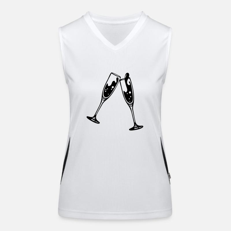 prosit Funktionelles Kontrast-Tank Top für Frauen