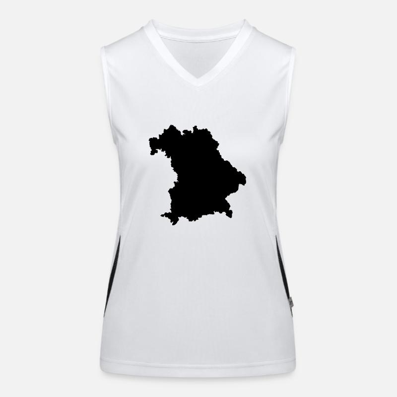 Bayern Funktionelles Kontrast-Tank Top für Frauen