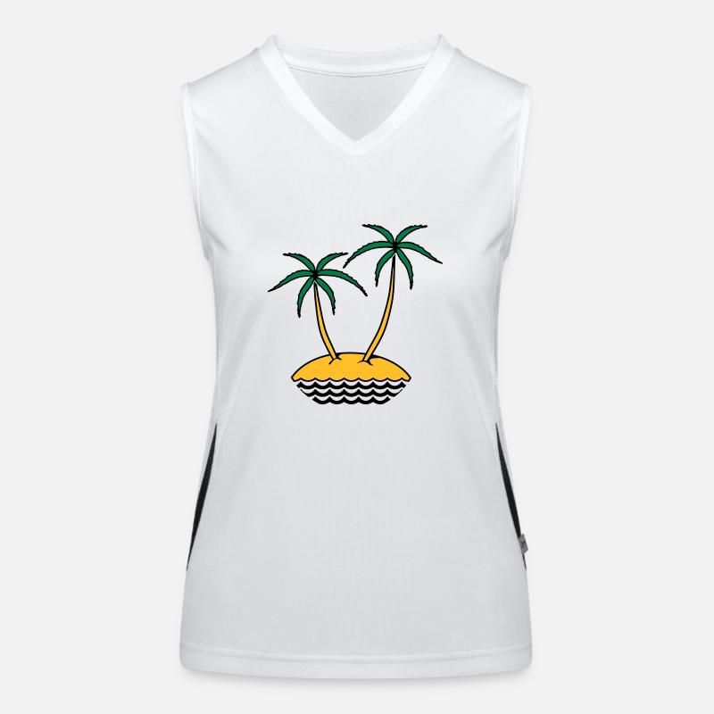 island Women's Functional Contrast Tank Top