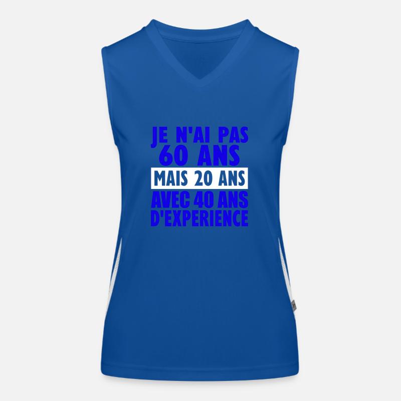 60 ans Débardeur respirant contrasté Femme