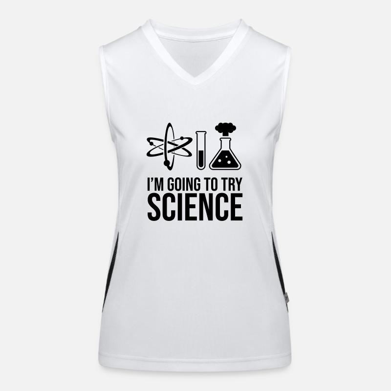 Wissenschaft Funktionelles Kontrast-Tank Top für Frauen
