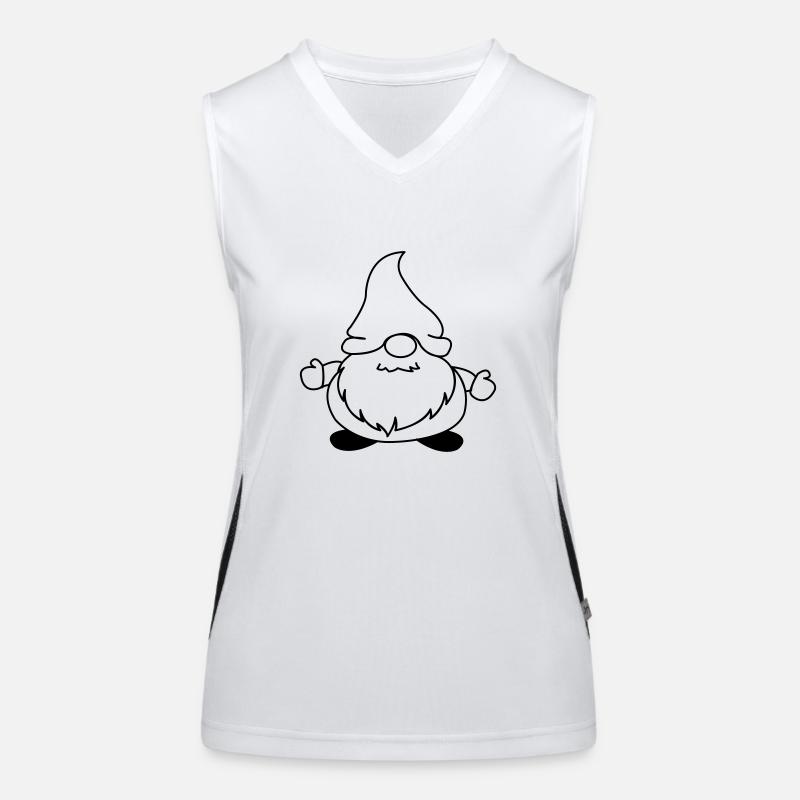 weihnachtsmann_comic_01 Funktionelles Kontrast-Tank Top für Frauen