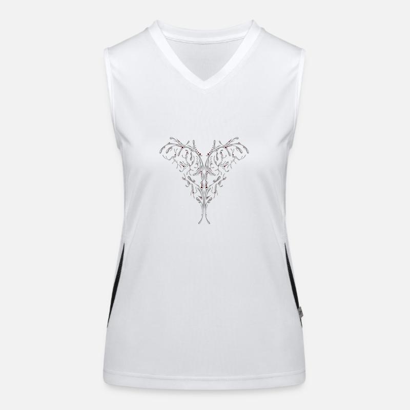 Butterfly Funktionelles Kontrast-Tank Top für Frauen