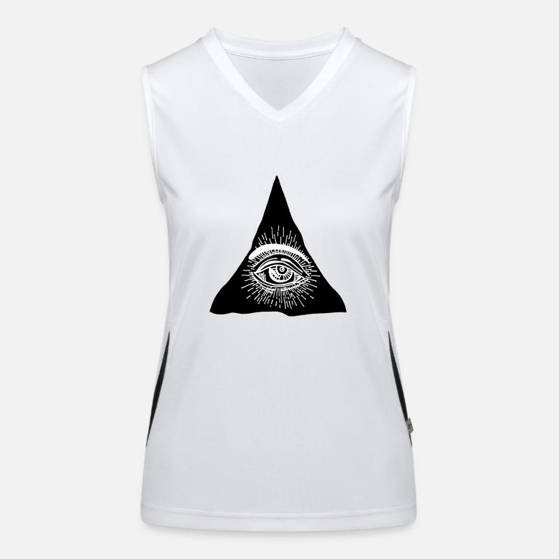 Third eye Women's Functional Contrast Tank Top