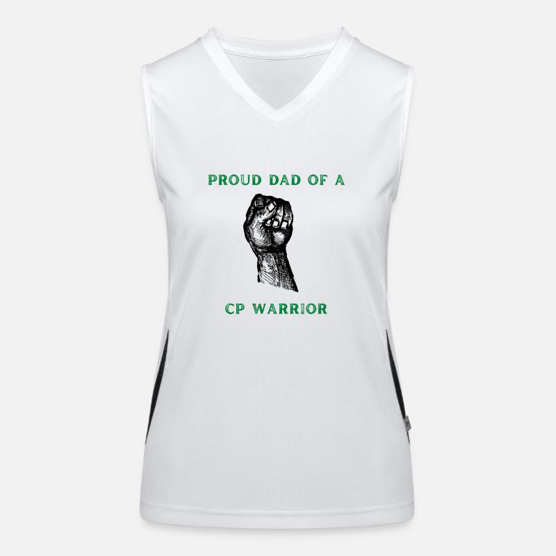Stolzer Papa Funktionelles Kontrast-Tank Top für Frauen