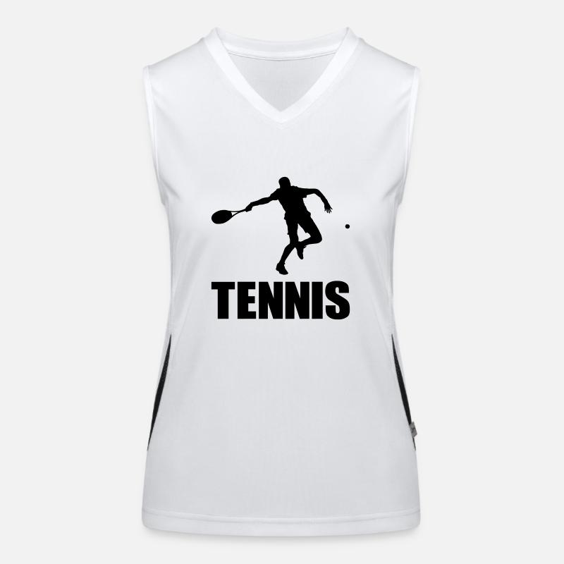 Tennis Player Women's Functional Contrast Tank Top