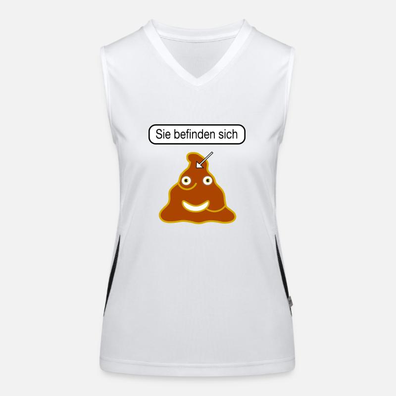 Sie befinden sich Funktionelles Kontrast-Tank Top für Frauen