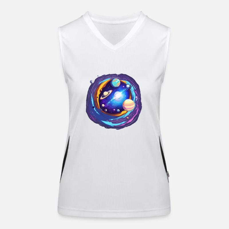 Magisches Universum Funktionelles Kontrast-Tank Top für Frauen