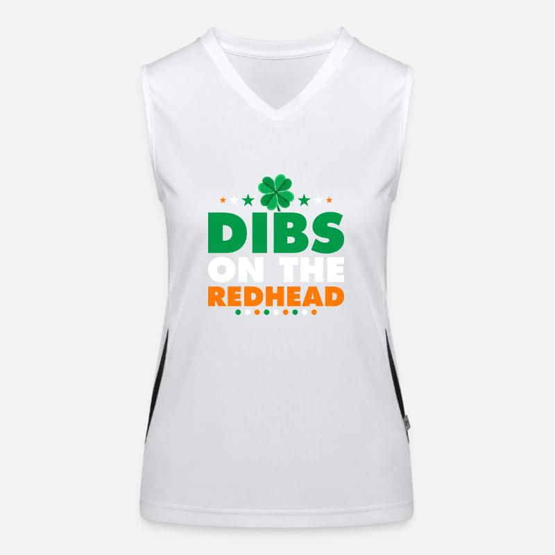 Dibs On The Redhead Funktionelles Kontrast-Tank Top für Frauen