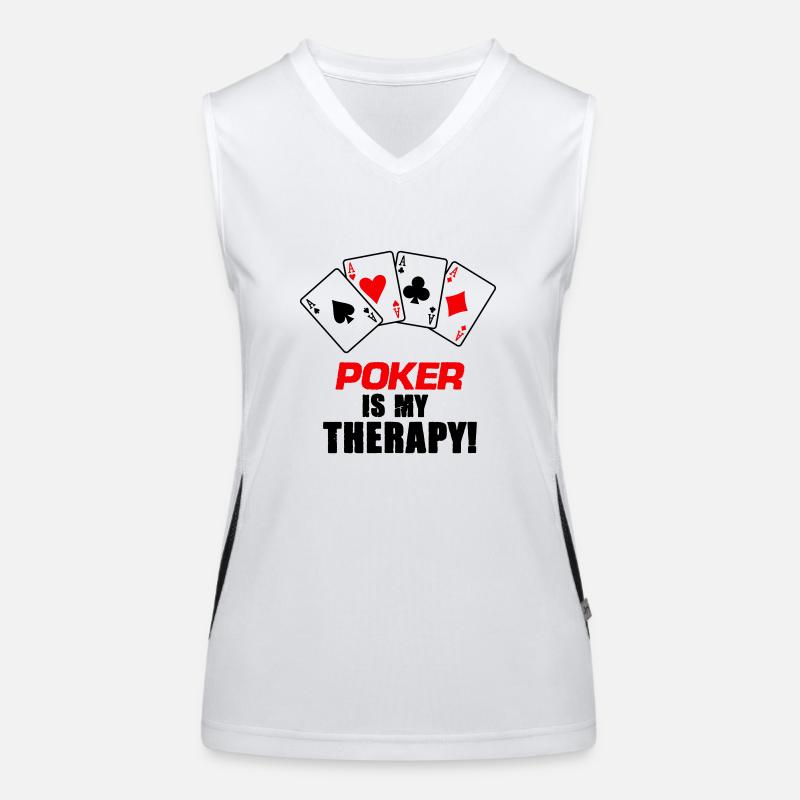 Poker Therapy Women's Functional Contrast Tank Top
