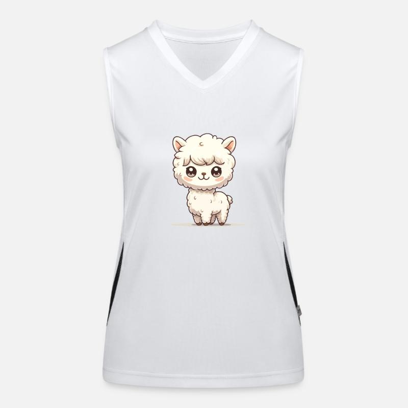 alpaka comic Funktionelles Kontrast-Tank Top für Frauen