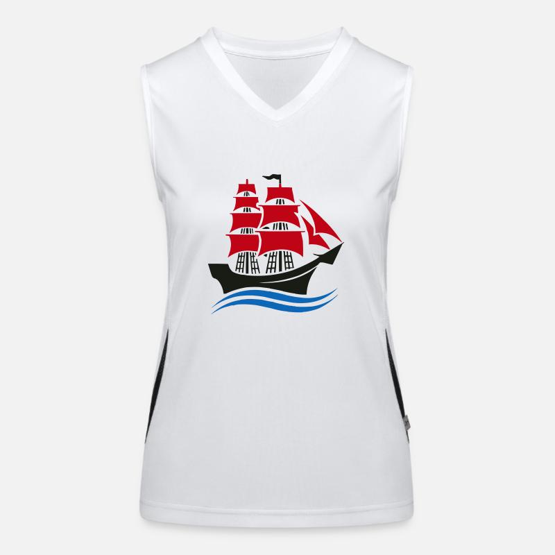 ship Women's Functional Contrast Tank Top