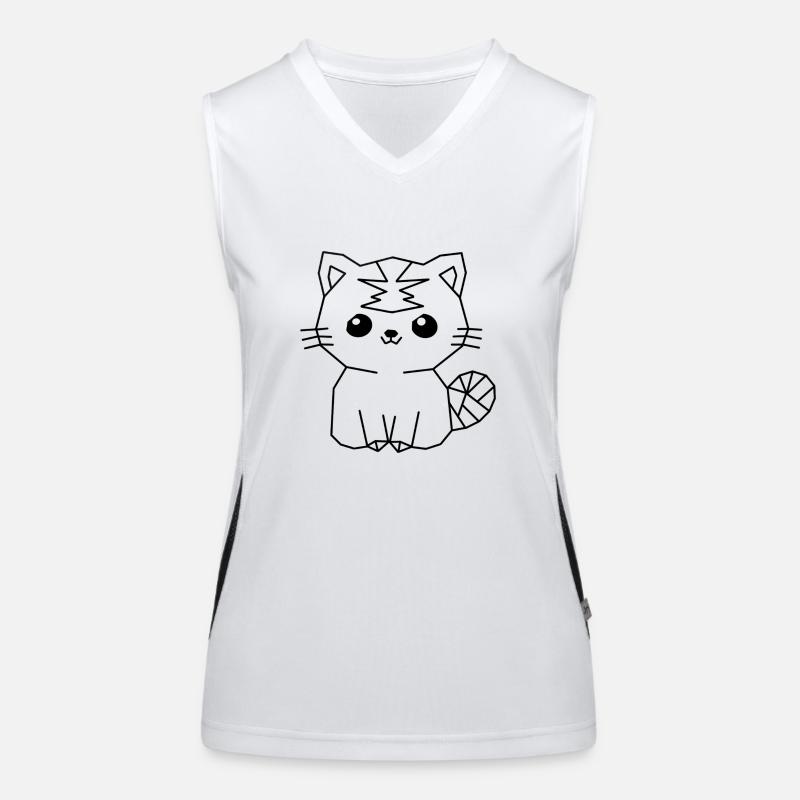 CAT-POLY Funktionelles Kontrast-Tank Top für Frauen