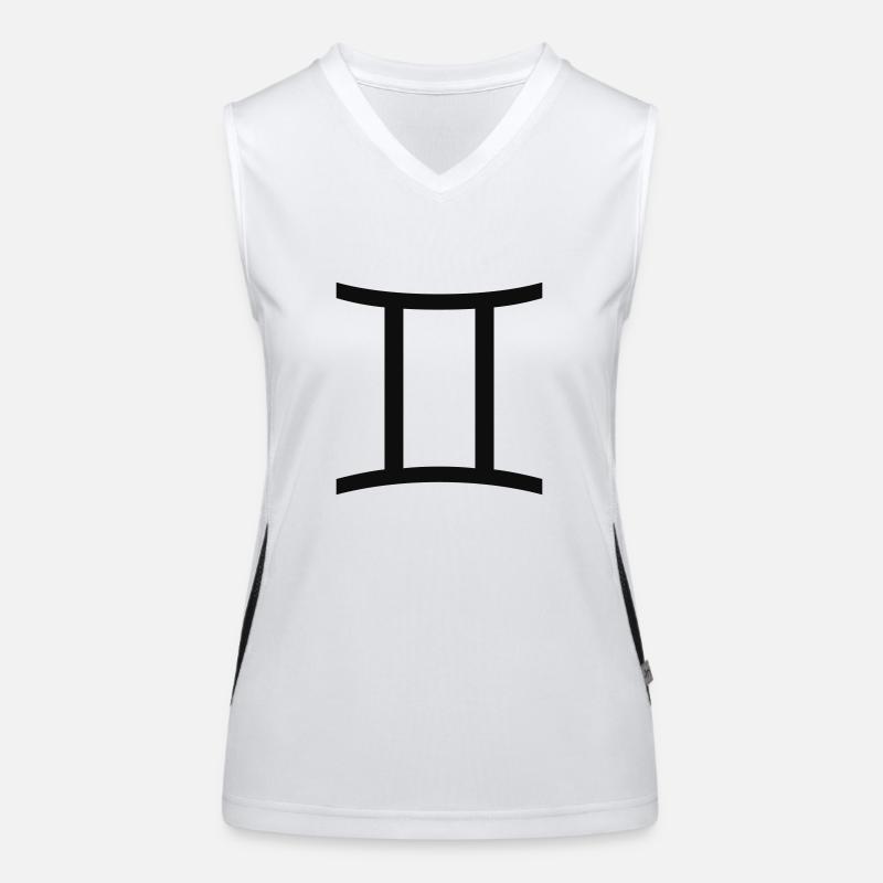gemini / zwillinge Funktionelles Kontrast-Tank Top für Frauen