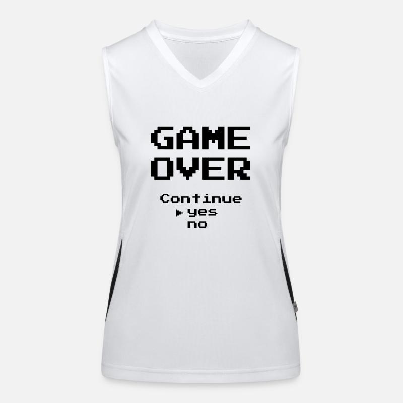 Game over (dh) Funktionelles Kontrast-Tank Top für Frauen