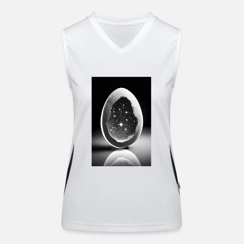 Cosmic Egg Women's Functional Contrast Tank Top