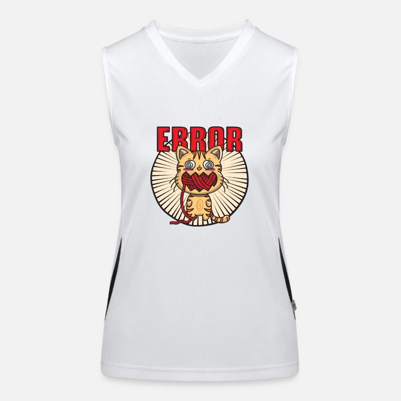 Cat error Women's Functional Contrast Tank Top