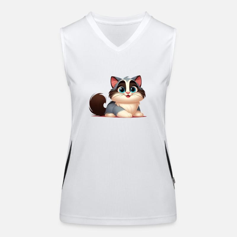 Ragdoll 2 Funktionelles Kontrast-Tank Top für Frauen