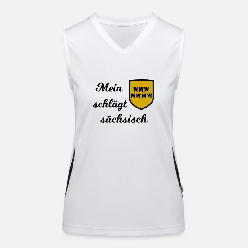 My dear Saxony Women's Functional Contrast Tank Top