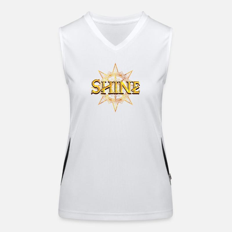 Shine - strahle hell Funktionelles Kontrast-Tank Top für Frauen