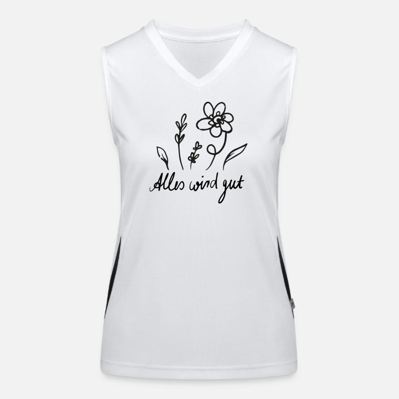 Everything's going to be alright Women's Functional Contrast Tank Top