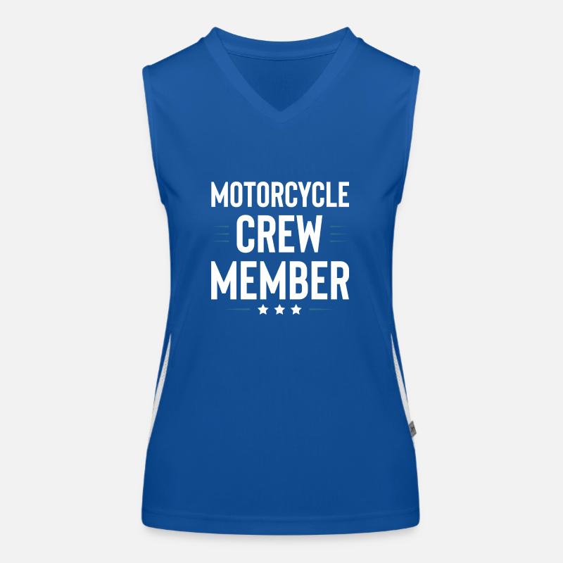 Motorcycle Crew Funktionelles Kontrast-Tank Top für Frauen