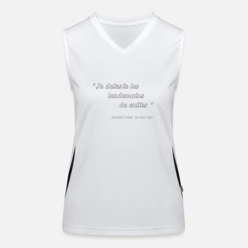 Lendemain de cuite Débardeur respirant contrasté Femme