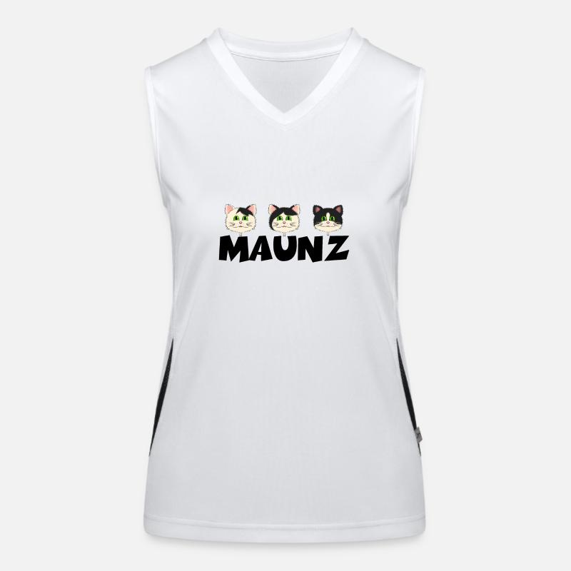 Katzen3 1 Funktionelles Kontrast-Tank Top für Frauen