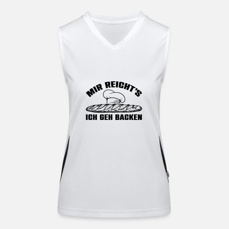 Mir reicht's - ich geh backen Funktionelles Kontrast-Tank Top für Frauen
