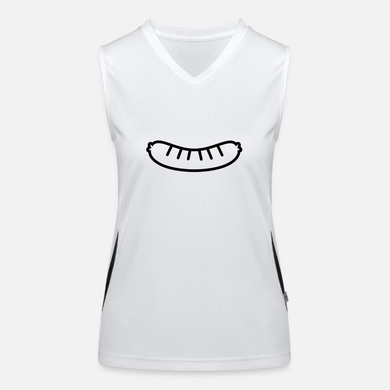 Plan de la saucisse Débardeur respirant contrasté Femme