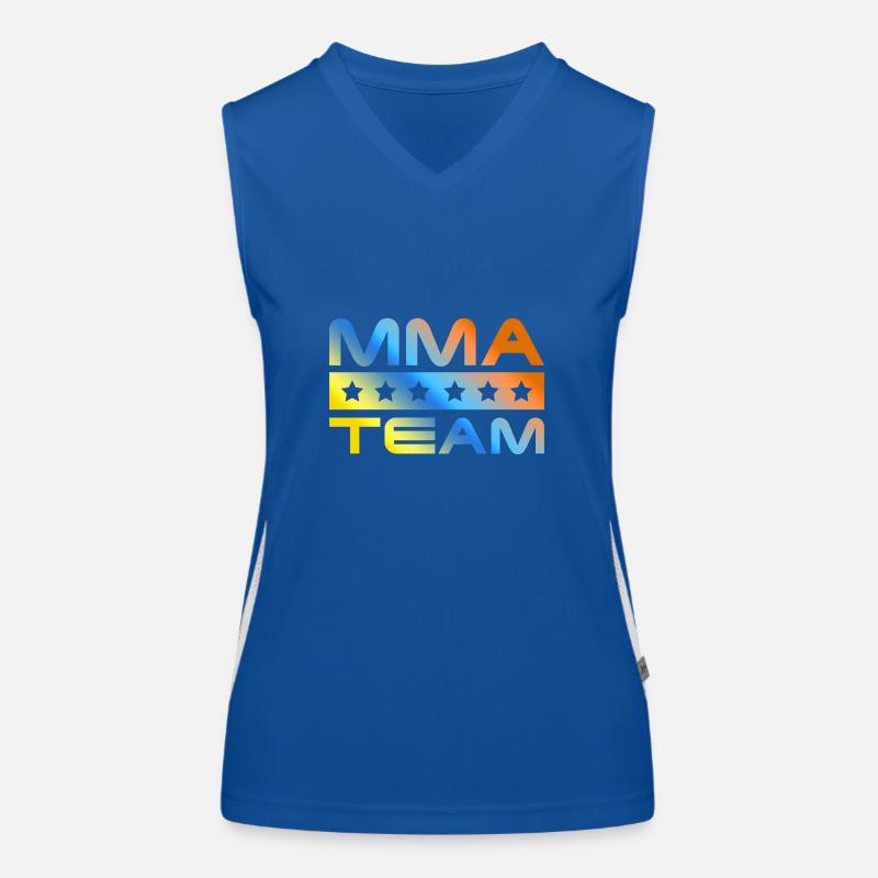 Mma Crew Bunt Funktionelles Kontrast-Tank Top für Frauen