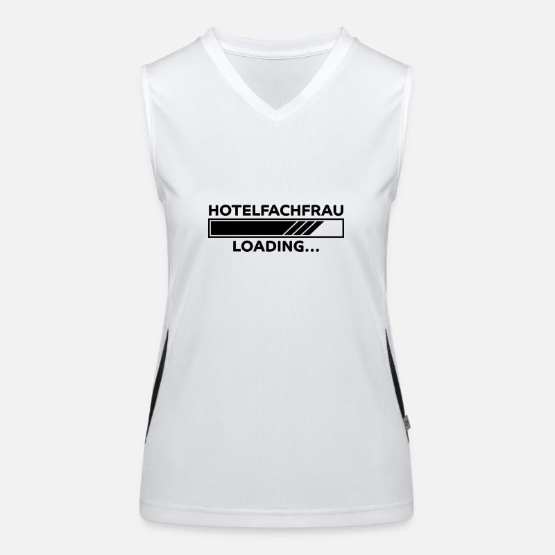 Hotelfachfrau Spruch Lustig Hotelfachfrau Geschenk Funktionelles Kontrast-Tank Top für Frauen