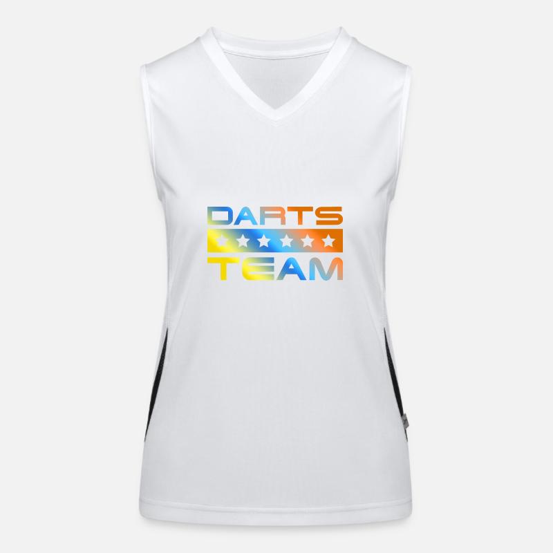 Darts Crew Coloré Débardeur respirant contrasté Femme