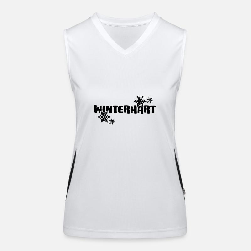 winterhart Eisbader winterschwimmen Funktionelles Kontrast-Tank Top für Frauen