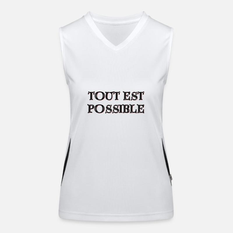 Anything is Possible Women's Functional Contrast Tank Top