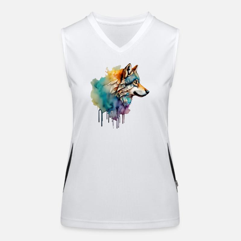 WOLFSKOPF Funktionelles Kontrast-Tank Top für Frauen