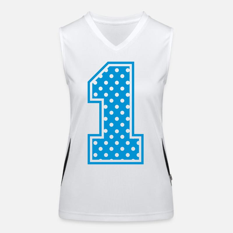 1 - One - Number one - Nummer eins Funktionelles Kontrast-Tank Top für Frauen