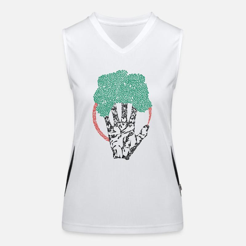 Green Fingers Women's Functional Contrast Tank Top