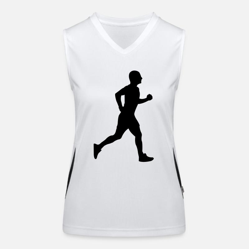 laeufer Women's Functional Contrast Tank Top