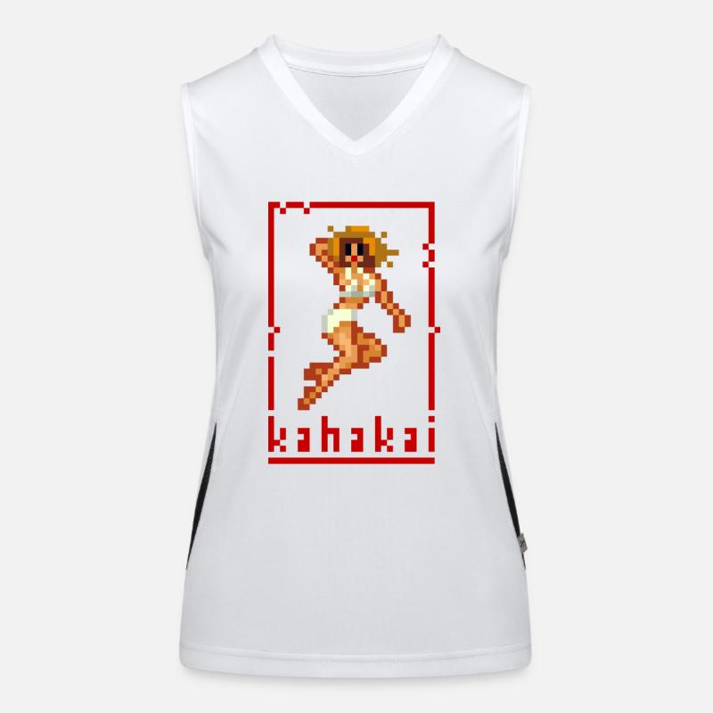Pixel Pinup Beach Women's Functional Contrast Tank Top