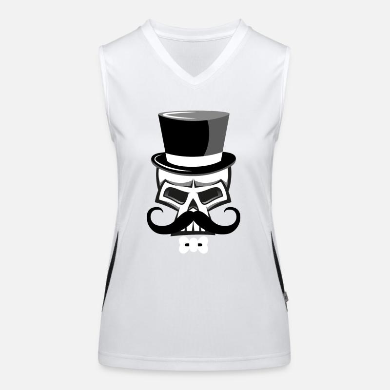 Skullhead Beard Women's Functional Contrast Tank Top