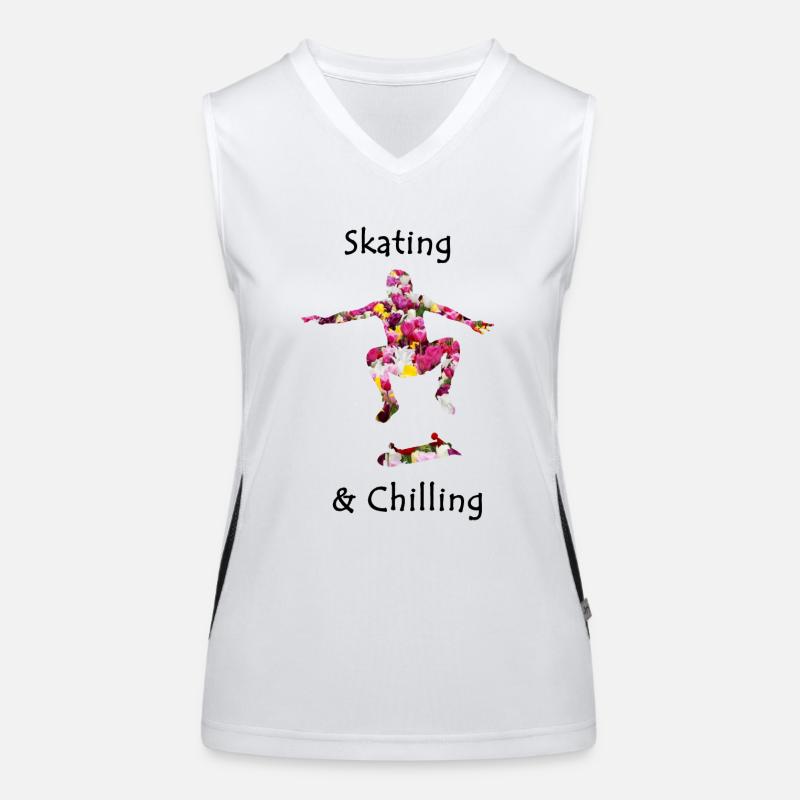 Skating & Chilling Women's Functional Contrast Tank Top