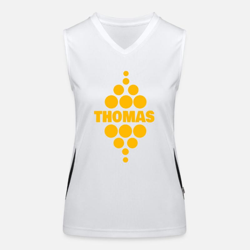 Thomas als Thomas Funktionelles Kontrast-Tank Top für Frauen