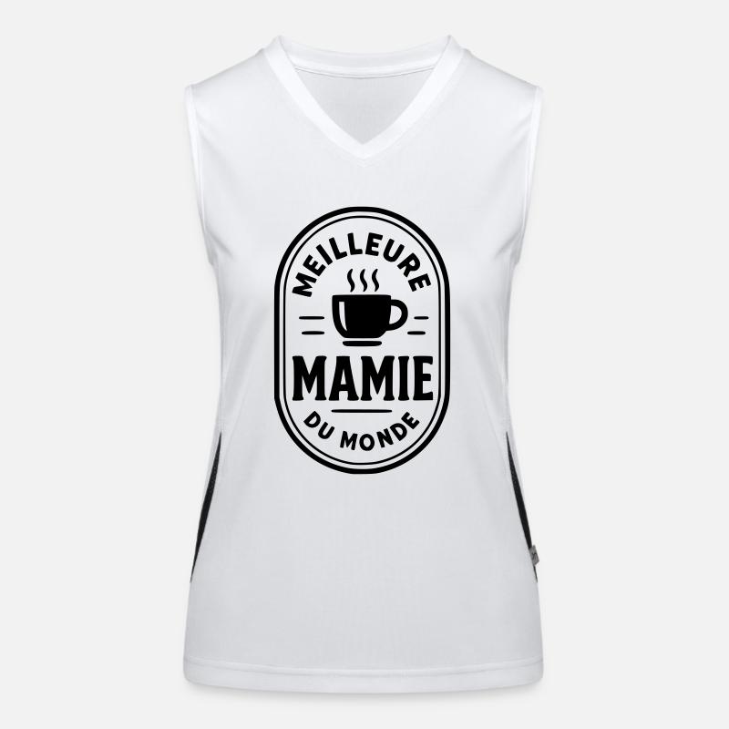 Best granny in the world Women's Functional Contrast Tank Top