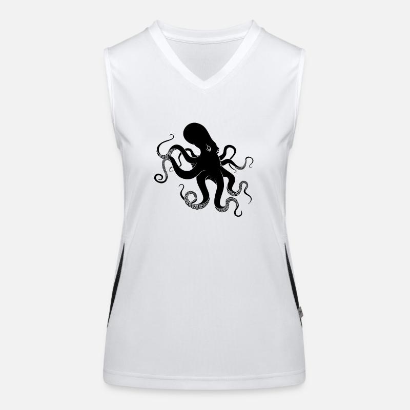 Black Octopus Women's Functional Contrast Tank Top