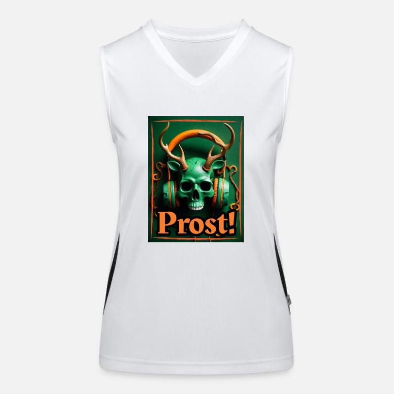 Prost! Funktionelles Kontrast-Tank Top für Frauen