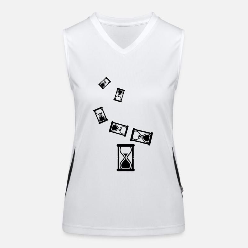 Hourglass icon Women's Functional Contrast Tank Top