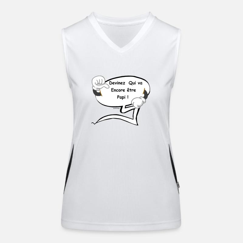 Encore Papi Débardeur respirant contrasté Femme