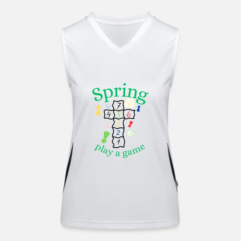 Spring | Spring | Game | Fun | Entertainment Women's Functional Contrast Tank Top