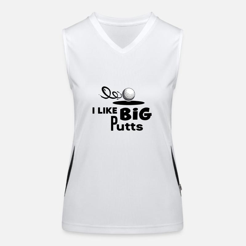 Golf Golf Putts Golf Players Golf Terrain de golf Débardeur respirant contrasté Femme